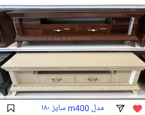 میز تلویزیون در سایزهای ۱۸۰ _۲۰۰_۲۱۰ M400
